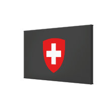 Manteau des bras suisse - souvenir de la Suisse Toile Tendue Sur Châssis