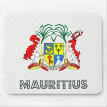Manteau des Îles Maurice des bras Tapis De Souris