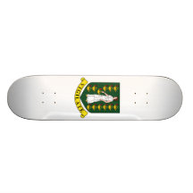 Manteau des Îles Vierges britanniques des bras Skateboards Personnalisés