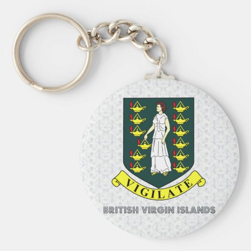 Manteau des Îles Vierges britanniques des bras Porte-clef