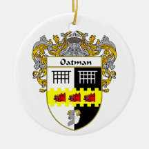 manteau d'oatman des bras (enveloppés) ornement de noël