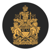 Manteau du Canada des bras - crête du Canada autocollants