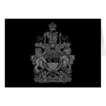 Manteau du Canada des bras - crête du Canada cartes