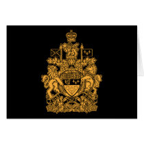 Manteau du Canada des bras - crête du Canada cartes
