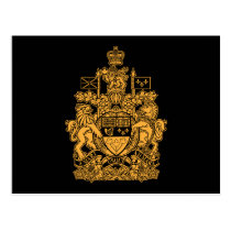 Manteau du Canada des bras - crête du Canada cartes postales