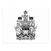 Manteau du Canada des bras - crête du Canada cartes postales