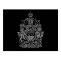 Manteau du Canada des bras - crête du Canada cartes postales