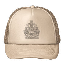 Manteau du Canada des bras - crête du Canada casquettes