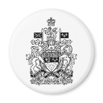 Manteau du Canada des bras - crête du Canada magnets