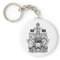 Manteau du Canada des bras - crête du Canada porte-clés