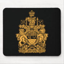 Manteau du Canada des bras - crête du Canada tapis de souris