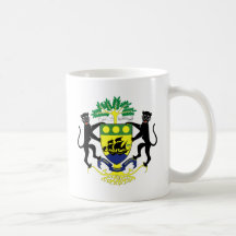 Manteau du Gabon de détail de bras Tasse À Café