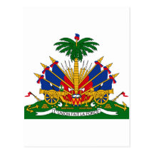 Manteau du Haïti de HT de bras Cartes Postales