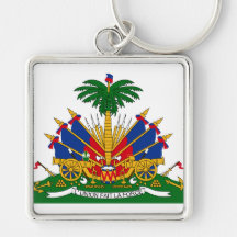 Manteau du Haïti de HT de bras Porte-clés