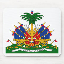 Manteau du Haïti de HT de bras Tapis De Souris
