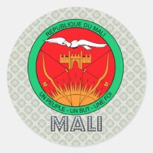 Manteau du Mali des bras Adhésifs Ronds
