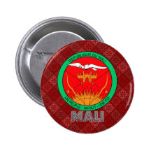 Manteau du Mali des bras Badges Avec Agrafe