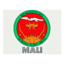 Manteau du Mali des bras Cartes Postales