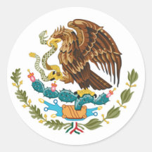 Manteau mexicain d'autocollant de bras
