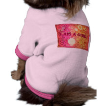 Manteau pour chien I am girl