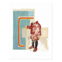 Manteau rouge cartes postales