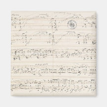 Manuscrit de Polonez-Imaginaire Chopin Aimant