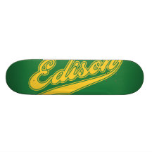 Manuscrit d'Edison Planches À Roulettes Customisées