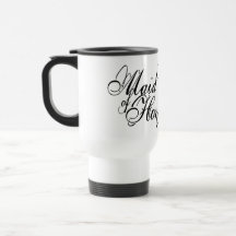 Manuscrit grunge de Naughy - domestique de noir d' Tasse À Café
