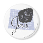 Manuscrit noir et bleu de Jerry magnets