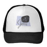 Manuscrit noir et bleu de Jerry casquettes