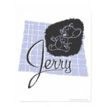 Manuscrit noir et bleu de Jerry posters