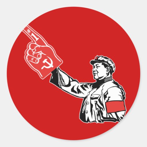 Mao - le communisme est #1 autocollants