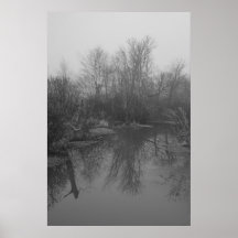 Marais brumeux poster
