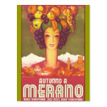Marano vintage, art d'affiche de voyage de l'Itali Cartes Postales