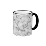 Marbre blanc tasses