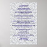 Marbre de desiderata posters