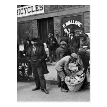 Marchands ambulants de pain italien : 1900 cartes postales