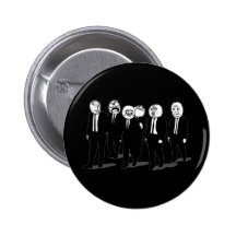 marche comique de visages de meme de rage pin's avec agrafe