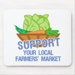Marché d'agriculteurs tapis de souris