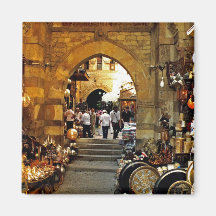 Marché d'Al-khalili de Khan Magnets Pour Réfrigérateur