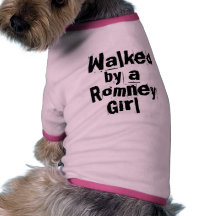 Marché par une fille de Romney - cadeaux drôles de Vêtements Pour Chien