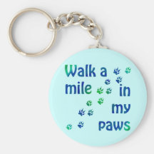Marchent un mille (canin) porte-clefs