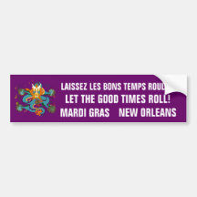 Mardi gras adhésif pour voiture