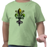Mardi gras antique Fleur T-shirts
