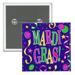 MARDI GRAS BADGE