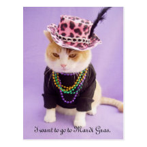 Mardi gras cartes postales