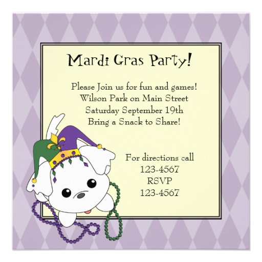 Mardi gras Clancey Bristols Personnalisés