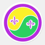 Mardi gras dans l'équilibre adhésif