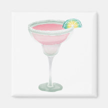 Margarita rose aimant pour réfrigérateur