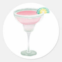 Margarita rose autocollants